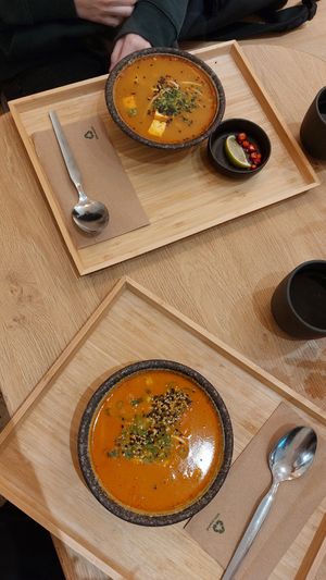 Soup Tom Yum & Laksa at FOODSTOCK Bistro in Prague