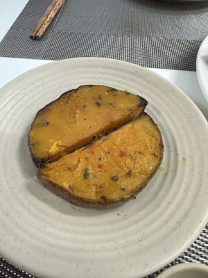 Completely Christmas pumpkin   at An Nhi Chay in Hue