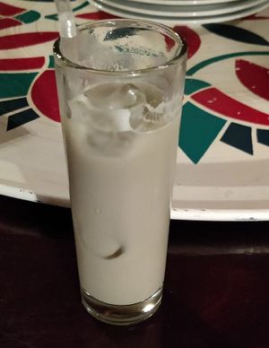 Sugar cane juice at Abou El Sid Restaurant in Cairo