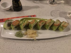 Veggie sushi roll - entirely vegan   at Oceans 234 in Deerfield Beach