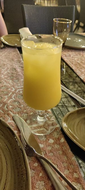 Mocktail at Egyptian Nights in Cairo