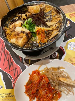 Miso ramen . at Ramen Kagura in Alicante