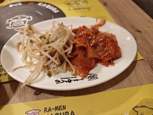 Kimchi at Ramen Kagura in Alicante