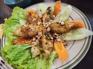 Fried dunplings just okay at Chà Là in Hanoi