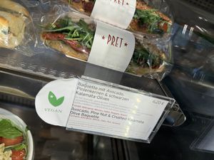 one of the very few vegan items  at Pret A Manger - Hauptbahnhof in Frankfurt