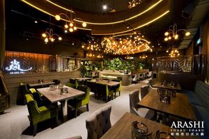 Nice interior at Arashi RISE Shabu-Shabu in Johor Bahru