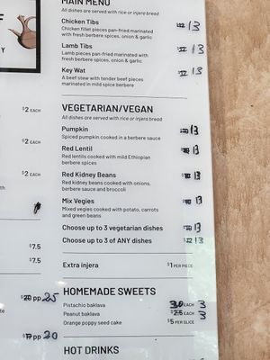  at Flavours Of Ethiopia in Canberra