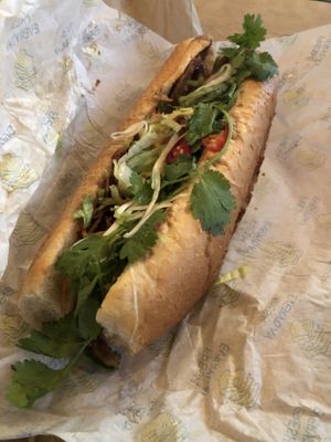 Vegan Vietnamese Sub at Aobaba in Dublin