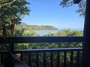 Incredible morning view at Osprey's Restaurant in Oak Beach