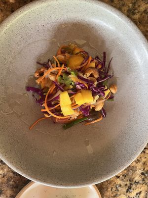 Thai peanut salad   at Restaurant Ave Del Paraiso in La Fortuna