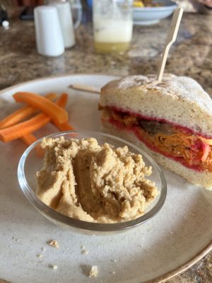 Vegan sandwich   at Restaurant Ave Del Paraiso in La Fortuna