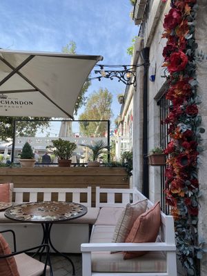 Outdoor area at The Queen’s  at The Queen's Picturehouse & Eatery in 