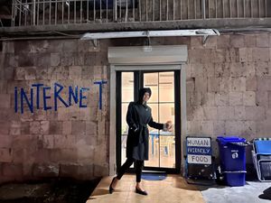  at Internet Cafe in Yerevan