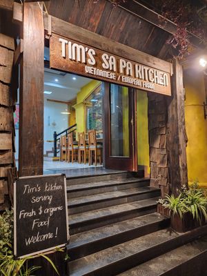 Entrance at Tim's Sa Pa Kitchen in Lao Cai