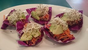 Raw taco at Rainbow's End in Las Vegas