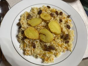   at Khorzem Art Restaurant in Khiva