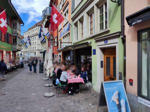 Exterior at Kafi Augustin by Juice Market in Zurich