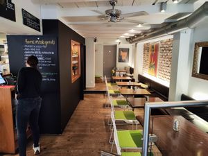 Interior at Kafi Augustin by Juice Market in Zurich