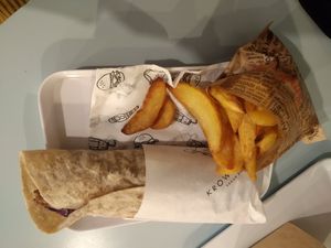 Wrap at Krowarzywa - Hoza in Warsaw