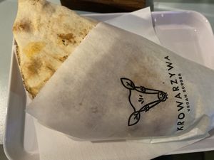 Kimchi seitan kebab 🥙   at Krowarzywa - Hoza in Warsaw