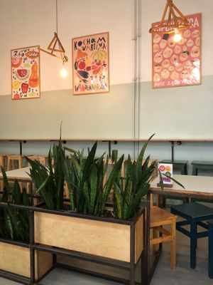 Inside :) at Krowarzywa - Hoza in Warsaw