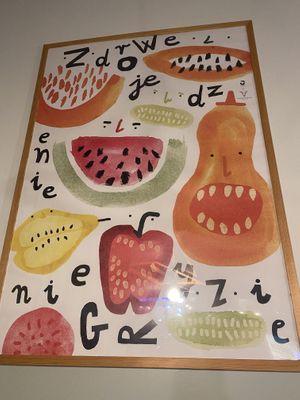 🧅 poster  at Krowarzywa - Hoza in Warsaw