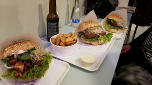 burgers at Krowarzywa - Hoza in Warsaw