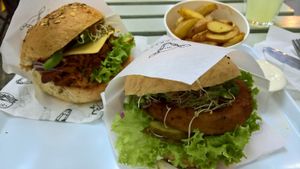 Yummy burgers! at Krowarzywa - Hoza in Warsaw