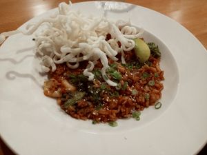 Kimchi Stir Fry at Legacy Pointe Eatery in Springfield