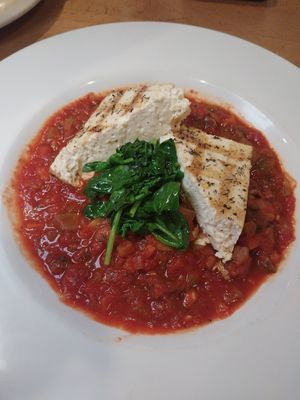VCC 2024: Grilled Tofu with Mushroom Ragout at Legacy Pointe Eatery in Springfield
