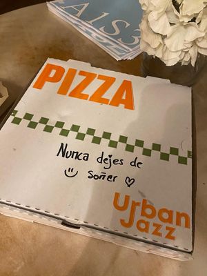   at Urban Jazz Pizza in Buenos Aires