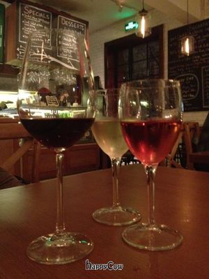 House wine at Organic Kitchen & Wine in Shanghai