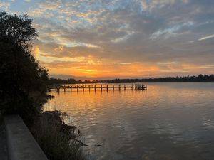 Morning sunrise Lakes Entrance    at The Cove in Lakes Entrance