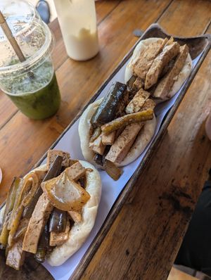 Tofu Bao Buns without Majo at The Family Bakery & Restaurant in Luang Prabang