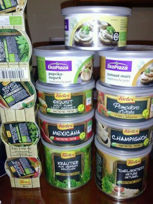 lots of pates at Erica Drugstore in Amsterdam