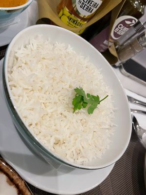 Basmati rice at Veganapati in Lisbon