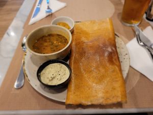 Masala Dosa at Veganapati in Lisbon