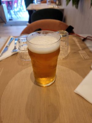 Bier at Veganapati in Lisbon