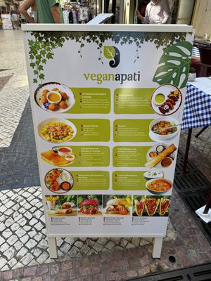 Good tasty quick food near convent square   at Veganapati in Lisbon