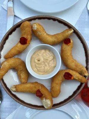 Asian Prawns  at Veganapati in Lisbon