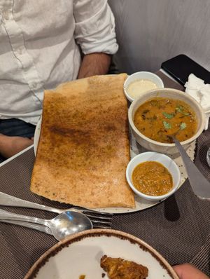 Dosa at Veganapati in Lisbon