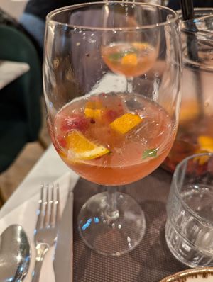 Sangria at Veganapati in Lisbon