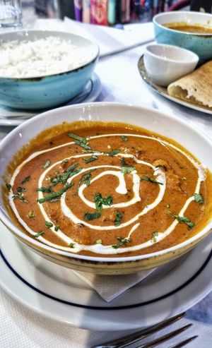 Vegan Chicken Tikka Masala (the best!) at Veganapati in Lisbon