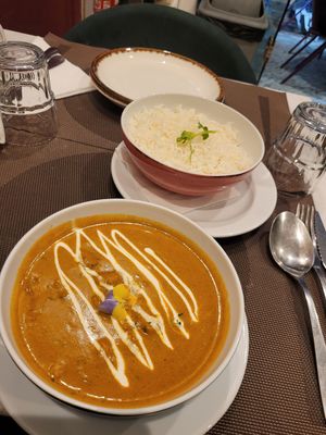 Delicious Vegan Chicken Tiki Masalla   at Veganapati in Lisbon