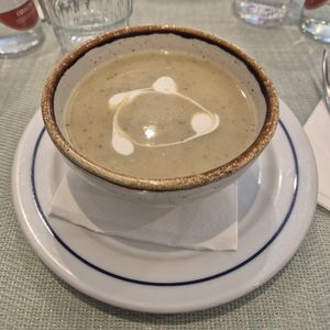 Soup of the day at Veganapati in Lisbon