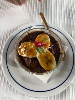 Banana tiramisu   at Veganapati in Lisbon