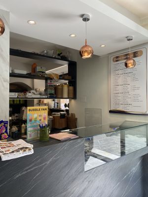 Booth  at Bar Fan in Genoa