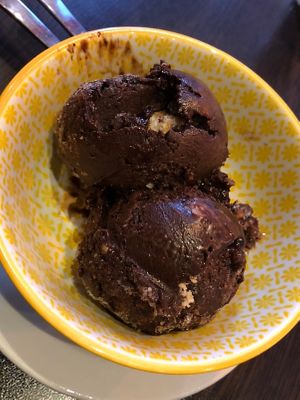 Rocky Road vegan ice cream   at Di Sopra in Alnwick