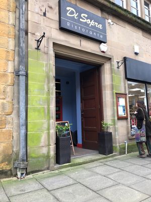 Outside   at Di Sopra in Alnwick