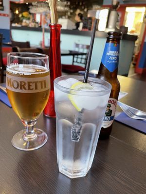 Lemonade and alcohol-free beer - Di Sopra, Alnwick  at Di Sopra in Alnwick